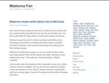 Tablet Screenshot of madonna-fan.org